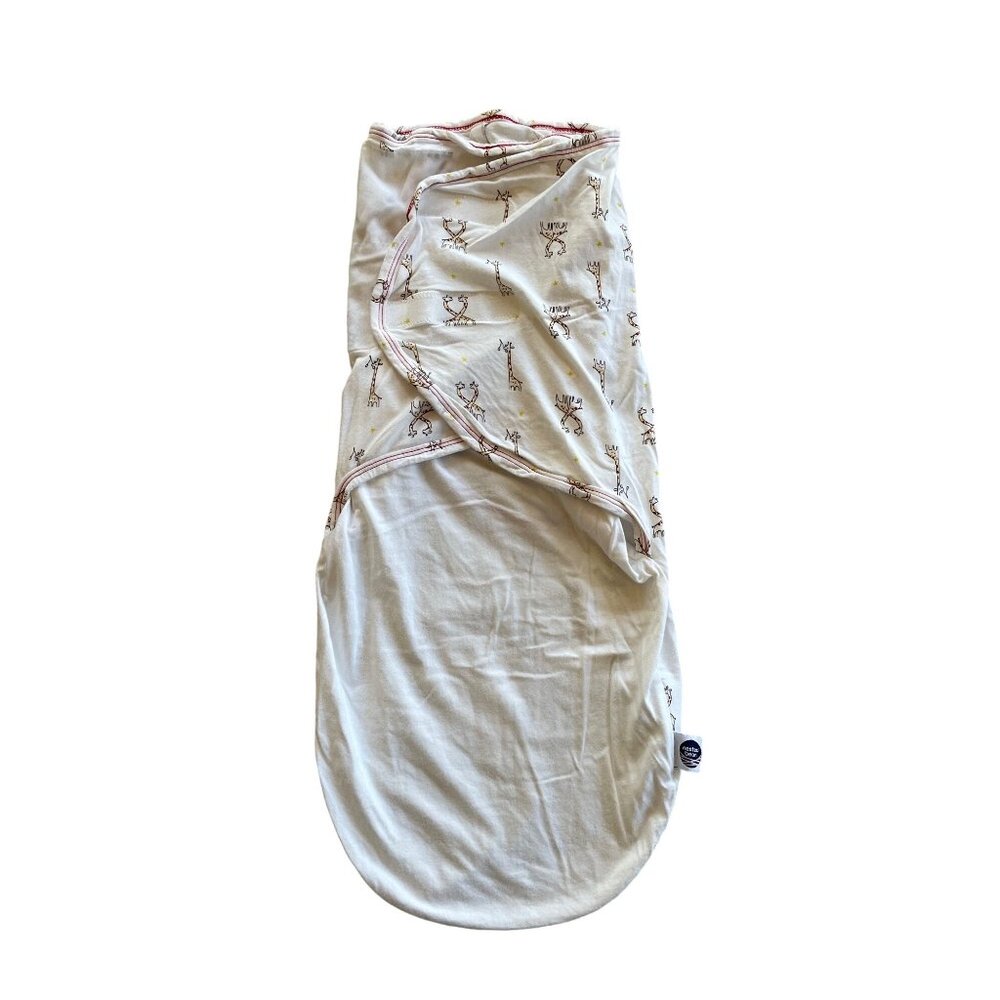 0-6M Nested Bean Zen Swaddle Premier Giraffe Print